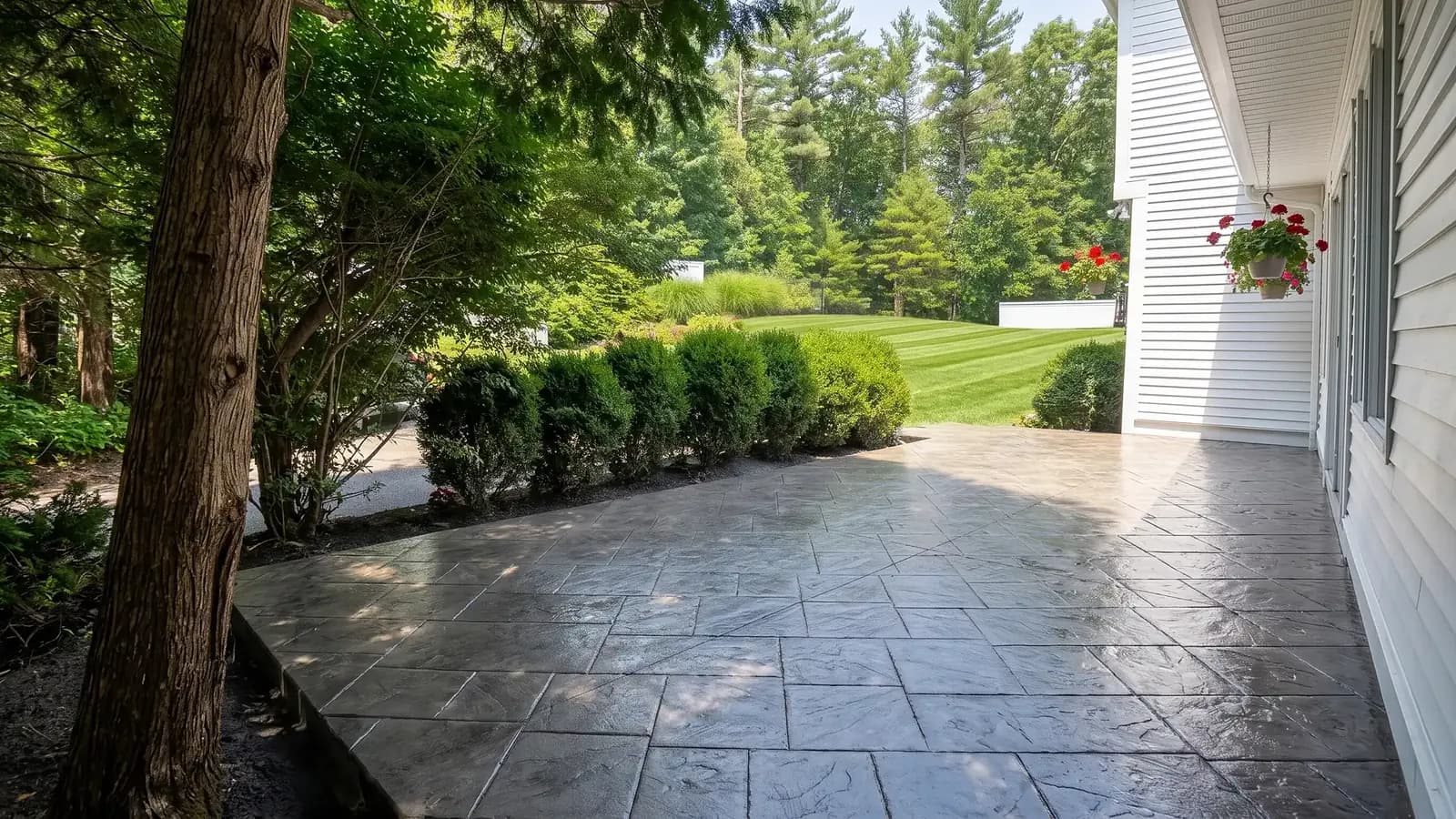 Concrete work by WR Concrete in Massachusetts