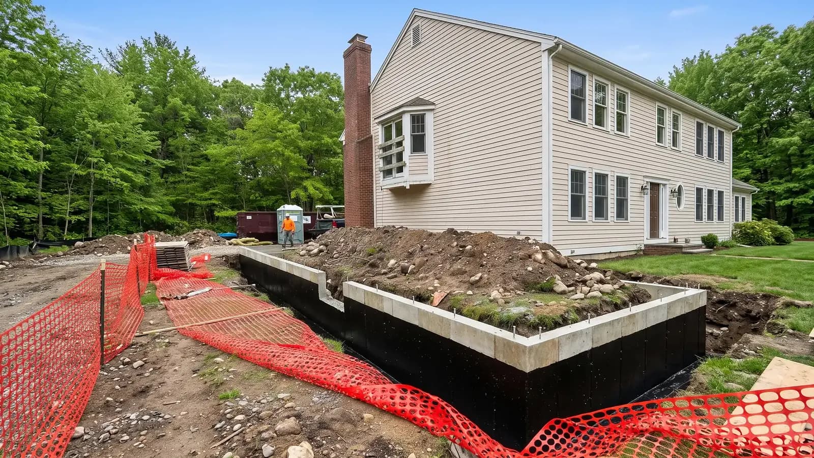 Concrete work by WR Concrete in Massachusetts